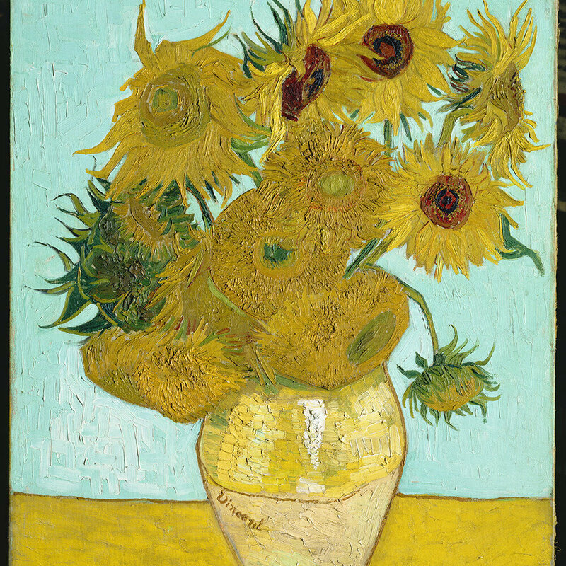 Vase mit Sonnenblumen. 1888 - Vincent can Gogh